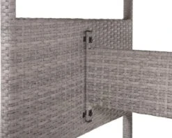 Beliani VITERBO - Loungeset Voor 8 - Grijs - PE Rotan -Tuinmeubelwinkel 1200x965 1