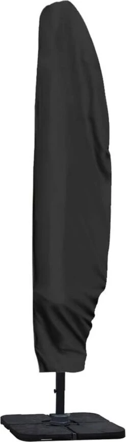Parasolhoes Voor Zweefparasol - 265 Cm - Zwart - Waterbestendige Hoes Voor Parasol - Parasolhoes Staande Parasol Met Rits -Tuinmeubelwinkel 343x1200