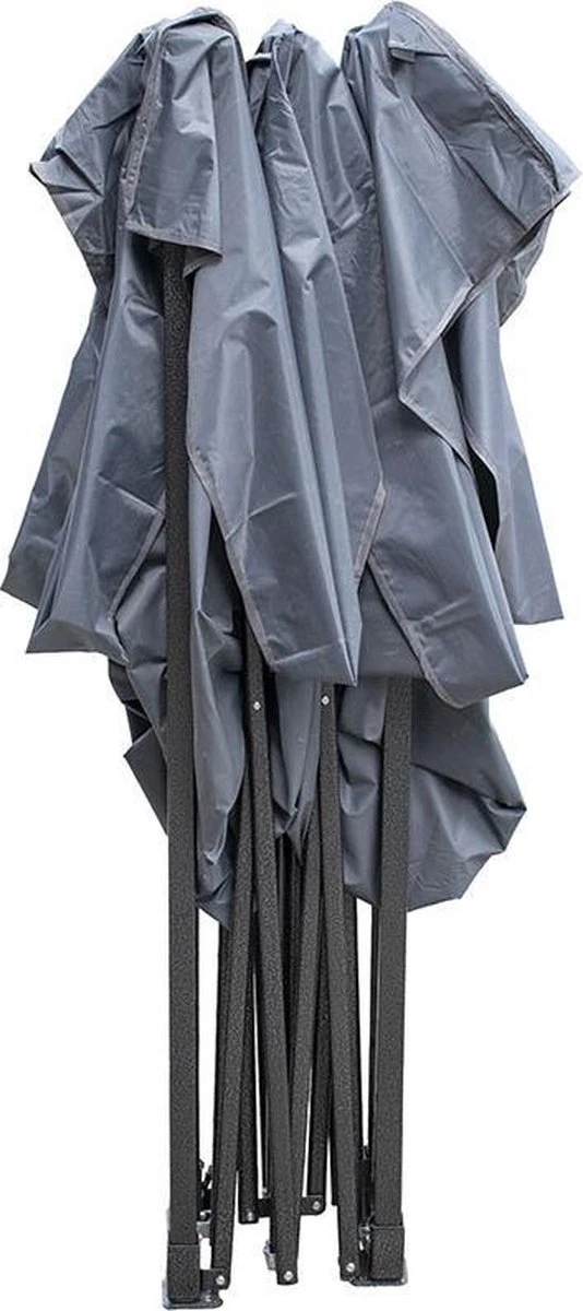 Garden Royal Easy Up Partytent 3x3 Donker Grijs 6 Garden Royal Easy Up Partytent 3x3 Donker Grijs - Afbeelding 6