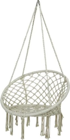 Macramé Hangstoel Beige - Beige Hangstoel - Hangstoel Touw - Hangstoel - Tot 110KG - Eenpersoons Hangstoel - Hang Stoel 1 Persoon - Hangstoel Voor Binnen - Hangstoel Zonder Standaard - Hangstoel Buiten 7 Macramé Hangstoel Beige - Beige Hangstoel - Hangstoel Touw - Hangstoel - Tot 110KG - Eenpersoons Hangstoel - Hang Stoel 1 Persoon - Hangstoel Voor Binnen - Hangstoel Zonder Standaard - Hangstoel Buiten -Tuinmeubelwinkel 603x1200