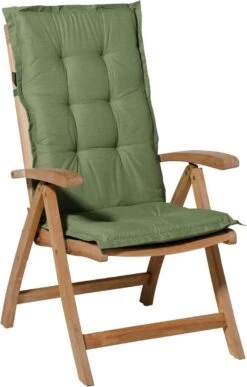 Madison Tuinstoelkussen Hoge Rug Basic Groen -Tuinmeubelwinkel 765x1200