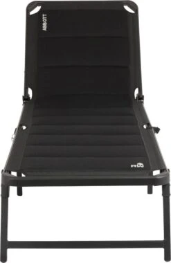 Redwood Abbott Ligbed - Stretcher/ligbedden - Inklapbaar - Zwart -Tuinmeubelwinkel 781x1200