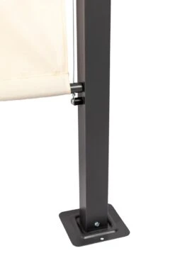 MaxxGarden Pergola - Partytent - Tuinpaviljoen Met één Gesloten Zijkant - 3x3x2,3 M - Cream -Tuinmeubelwinkel 799x1200 10