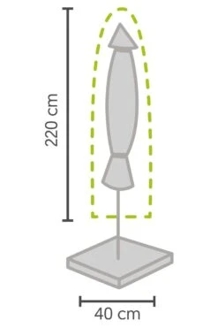 Weersbestendige Parasolhoes - Rond & Vierkant - Max. 3 X 3 M - Grijs / Antraciet - Stokparasol 12 Weersbestendige Parasolhoes - Rond & Vierkant - Max. 3 X 3 M - Grijs / Antraciet - Stokparasol -Tuinmeubelwinkel 800x1200 2