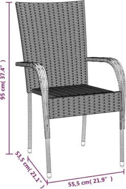 VidaXL 5-delige Tuinset Poly Rattan Bruin 14 VidaXL 5-delige Tuinset Poly Rattan Bruin -Tuinmeubelwinkel 800x1200 30