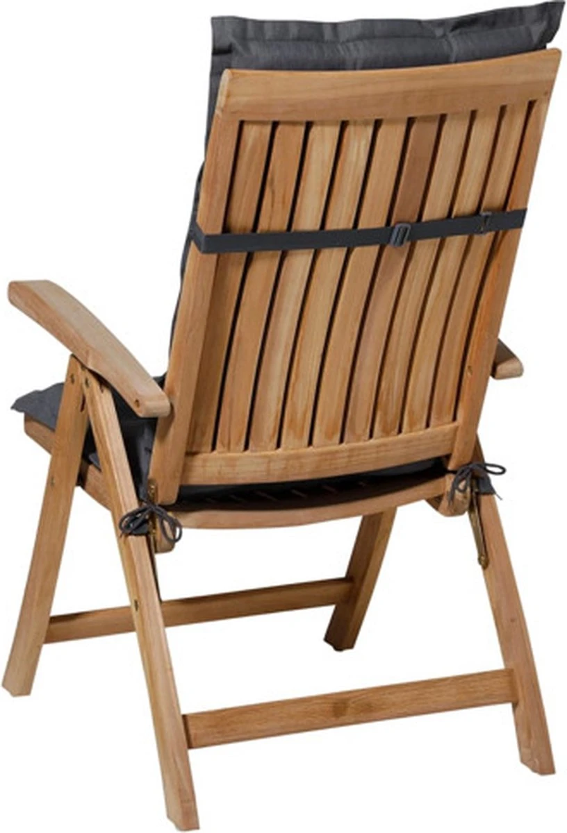 Madison - Tuinkussen - Hoge Rug - 123 X 50cm - Panama Grijs - Standenstoel 4 Madison - Tuinkussen - Hoge Rug - 123 X 50cm - Panama Grijs - Standenstoel - Afbeelding 4