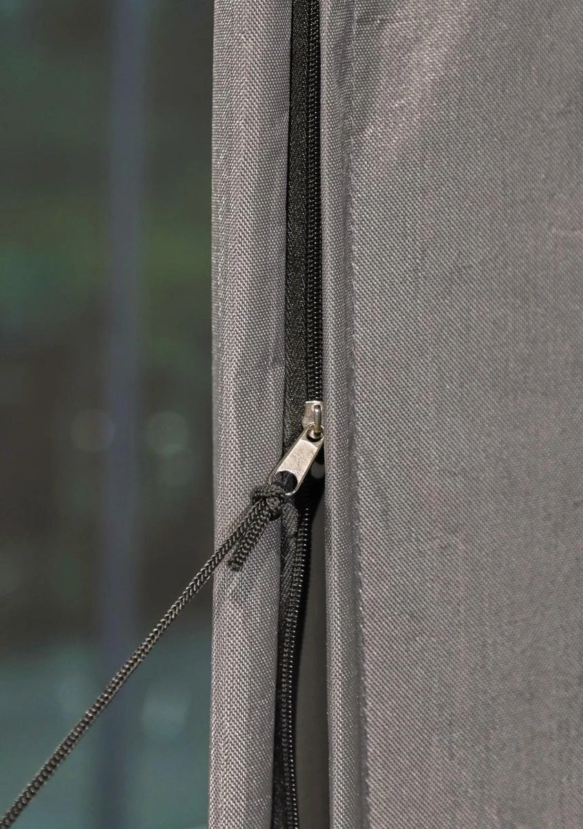 Weersbestendige Parasolhoes - Rond & Vierkant - Max. 3 X 3 M - Grijs / Antraciet - Stokparasol 5 Weersbestendige Parasolhoes - Rond & Vierkant - Max. 3 X 3 M - Grijs / Antraciet - Stokparasol - Afbeelding 5