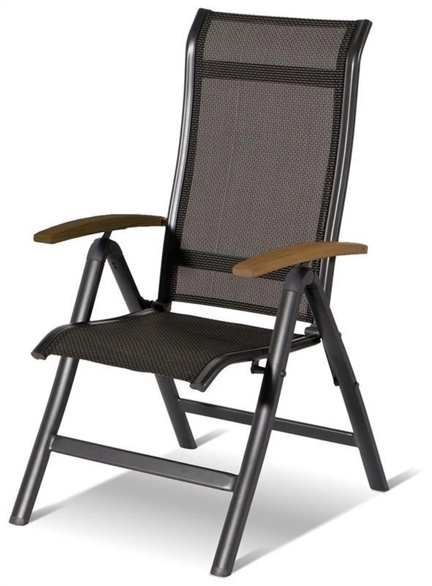 Hartman Alice Verstelbare Tuinstoel - Grijs 1 Hartman Alice Verstelbare Tuinstoel - Grijs