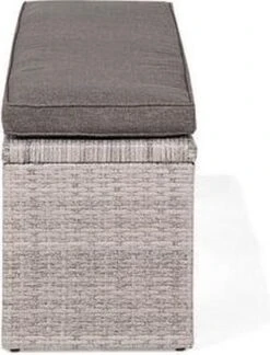 Beliani VITERBO - Loungeset Voor 8 - Grijs - PE Rotan -Tuinmeubelwinkel 916x1200