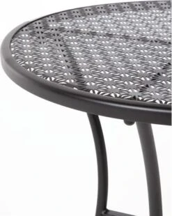 Bolero Ronde Stalen Bistro Tafel Zwart 60cm 8 Bolero Ronde Stalen Bistro Tafel Zwart 60cm -Tuinmeubelwinkel 957x1200 1