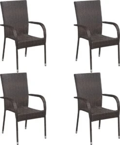 VidaXL 5-delige Tuinset Poly Rattan Bruin 13 VidaXL 5-delige Tuinset Poly Rattan Bruin -Tuinmeubelwinkel 995x1200